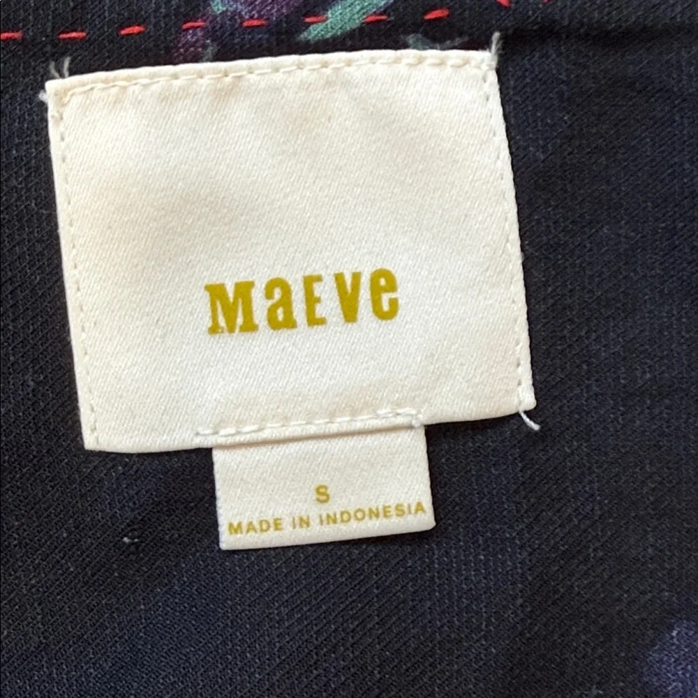 *Maeve Floral Long Sleeve Top Blouse Womens Small - Picture 8 of 9